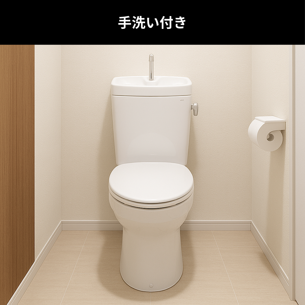 ピュアレストQR 手洗い付き