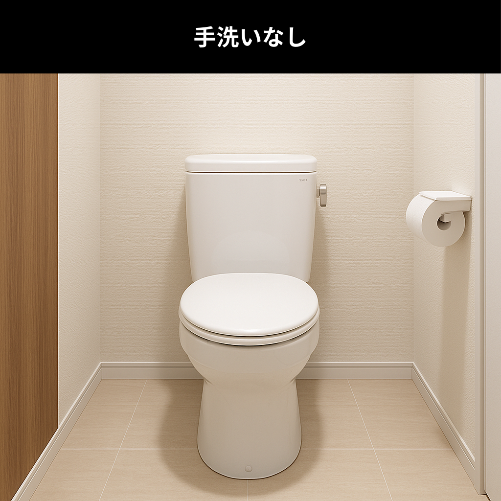 ピュアレストQR 手洗いなし